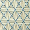 Oberon Fabric from Linwood Fabrics Titania collection - yellow geometric embroideried