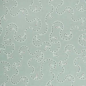 Lysander Fabric from Linwood Fabrics Titania collection - blue misc embroideried