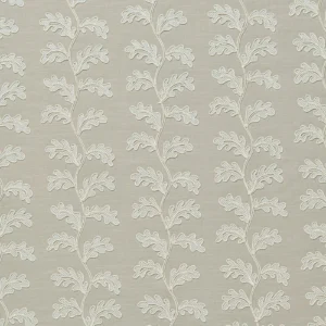Helena Fabric from Linwood Fabrics Titania collection - neutral botanical embroideried