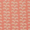 Helena Fabric from Linwood Fabrics Titania collection - red botanical embroideried