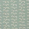 Helena Fabric from Linwood Fabrics Titania collection - blue botanical embroideried