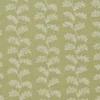 Helena Fabric from Linwood Fabrics Titania collection - green botanical embroideried