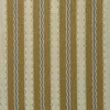 Hermia Fabric from Linwood Fabrics Titania collection - brown striped embroideried