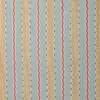 Hermia Fabric from Linwood Fabrics Titania collection - blue striped embroideried