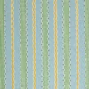 Hermia Fabric from Linwood Fabrics Titania collection - blue striped embroideried