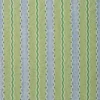 Hermia Fabric from Linwood Fabrics Titania collection - green striped embroideried