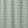 Helena Fabric from Linwood Fabrics Titania collection - blue botanical embroideried