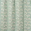 Helena Fabric from Linwood Fabrics Titania collection - blue botanical embroideried