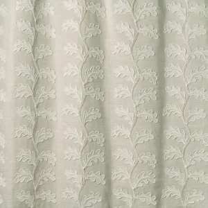 Helena Fabric from Linwood Fabrics Titania collection - neutral botanical embroideried