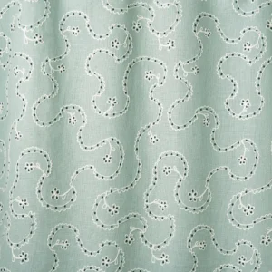 Lysander Fabric from Linwood Fabrics Titania collection - blue misc embroideried