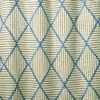 Oberon Fabric from Linwood Fabrics Titania collection - yellow geometric embroideried