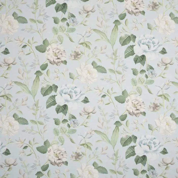 Fleury Fabric - Aqua swatch