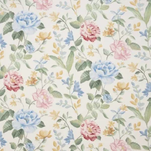 Fleury Fabric from iLiv Botanical Archive collection - multicolour botanical printed