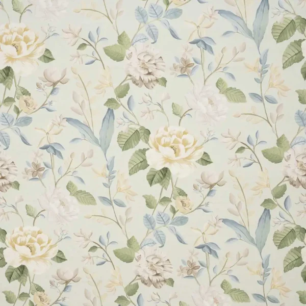 Fleury Fabric from iLiv Botanical Archive collection - green botanical printed