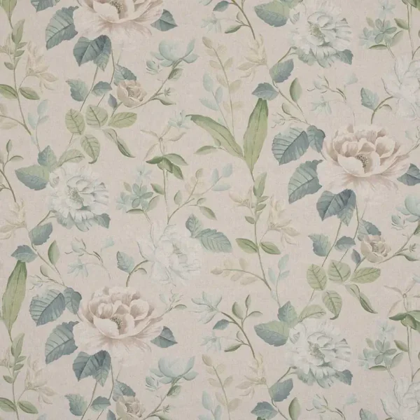 Fleury Fabric from iLiv Botanical Archive collection - green botanical printed
