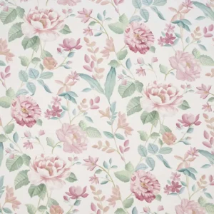 Fleury Fabric from iLiv Botanical Archive collection - pink botanical printed