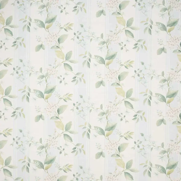 Hydrangea Fabric - Aqua by Hydrangea Fabric from iLiv Botanical Archive collection - blue botanical printed