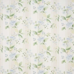 Hydrangea Fabric from iLiv Botanical Archive collection - blue botanical printed