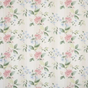 Hydrangea Fabric from iLiv Botanical Archive collection - pink botanical printed