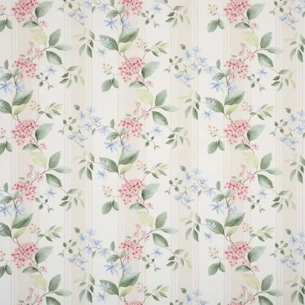 Hydrangea Fabric from iLiv Botanical Archive collection - pink botanical printed