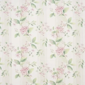 Hydrangea Fabric from iLiv Botanical Archive collection - pink botanical printed