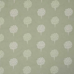 Briarwood Fabric from iLiv Botanical Archive collection - green botanical embroideried