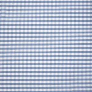 Glenhaven Fabric from iLiv Botanical Archive collection - blue checked woven
