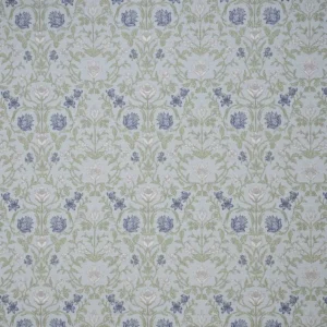 Rosetto Fabric from iLiv Botanical Archive collection - blue botanical woven