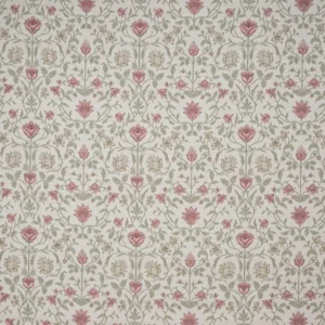 Rosetto Fabric from iLiv Botanical Archive collection - red botanical woven