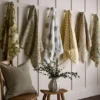 Rosetto Fabric from iLiv Botanical Archive collection - blue botanical woven