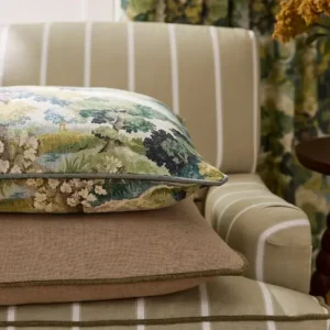 Bloomfield Fabric from iLiv Botanical Archive collection - green botanical printed