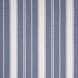 Lynton Fabric from iLiv Hartland collection - blue striped woven