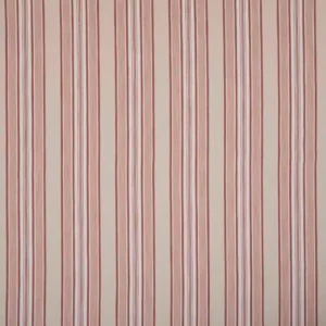 Salcombe Fabric from iLiv Hartland collection - red striped woven