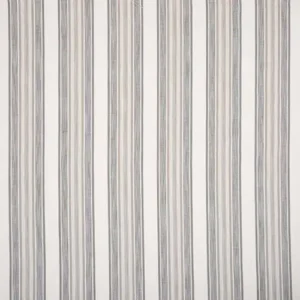 Salcombe Fabric from iLiv Hartland collection - black-grey striped woven