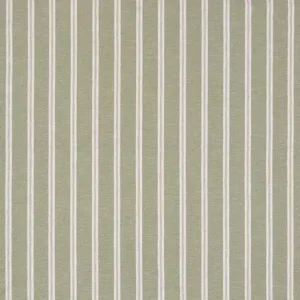 Zennor Fabric from iLiv Hartland collection - green striped woven