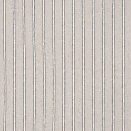 Zennor Fabric - Sandstone by Zennor Fabric from iLiv Hartland collection - black-grey striped woven