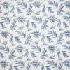 Filora Fabric from iLiv Terrana collection - blue botanical embroideried