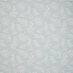 Filora Fabric from iLiv Terrana collection - blue botanical embroideried