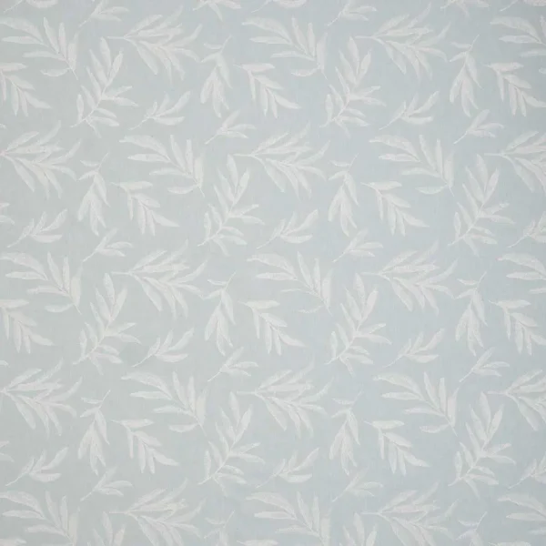 Filora Fabric - Seafoam by Filora Fabric from iLiv Terrana collection - blue botanical embroideried
