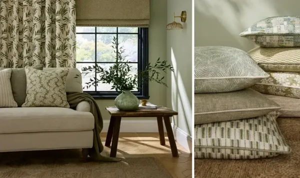 Wildern Fabric - Willow by Wildern Fabric from iLiv Terrana collection - blue contemporary woven