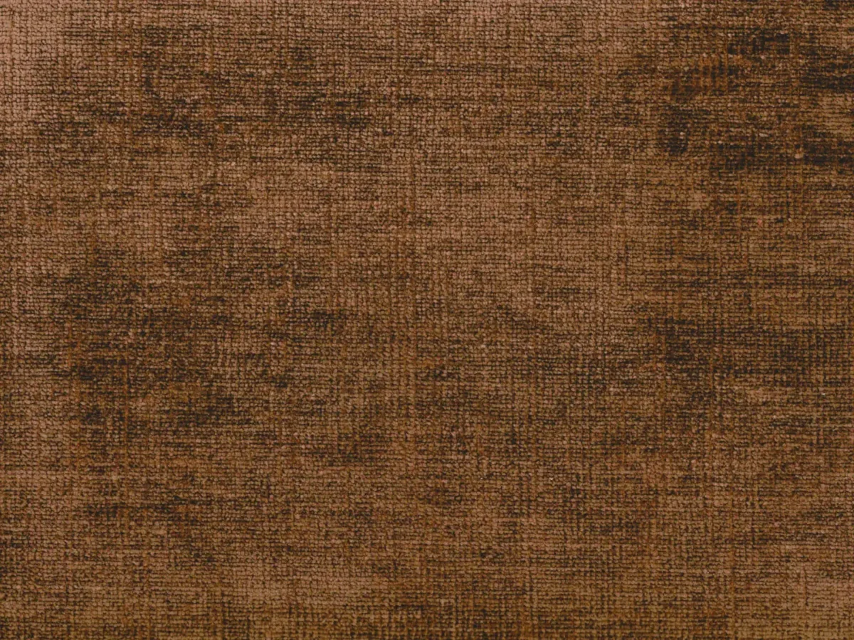 Celina Fabric - Brandy by Celina Fabric from Cristina Marrone Celina collection - brown plain velvet-chenille