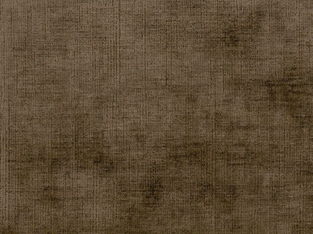 Celina Fabric - Treacle by Celina Fabric from Cristina Marrone Celina collection - brown plain velvet-chenille