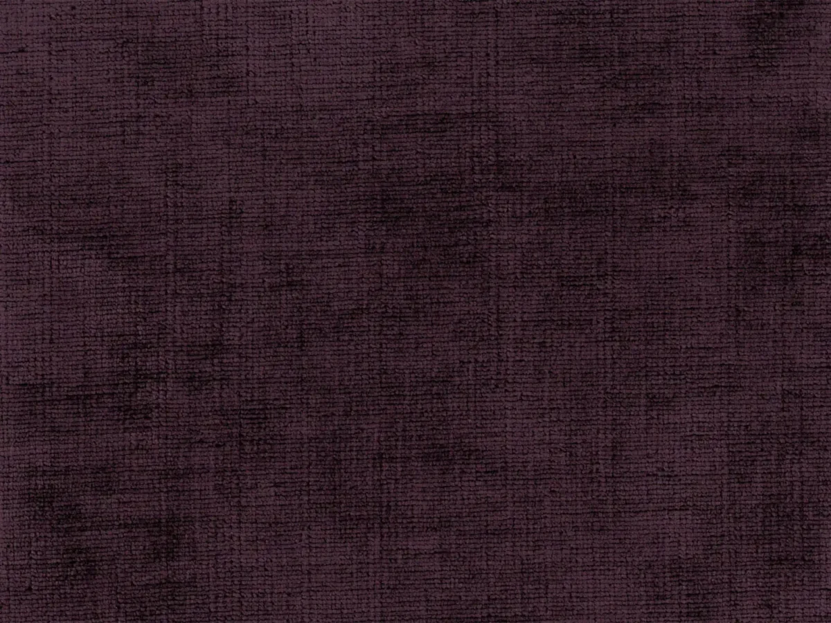 Celina Fabric - Raisin by Celina Fabric from Cristina Marrone Celina collection - purple plain velvet-chenille