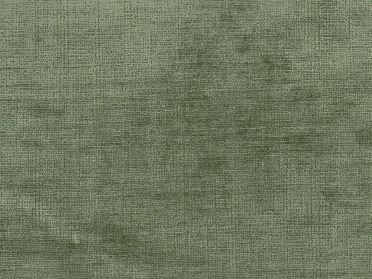 Celina Fabric - Pickle by Celina Fabric from Cristina Marrone Celina collection - green plain velvet-chenille