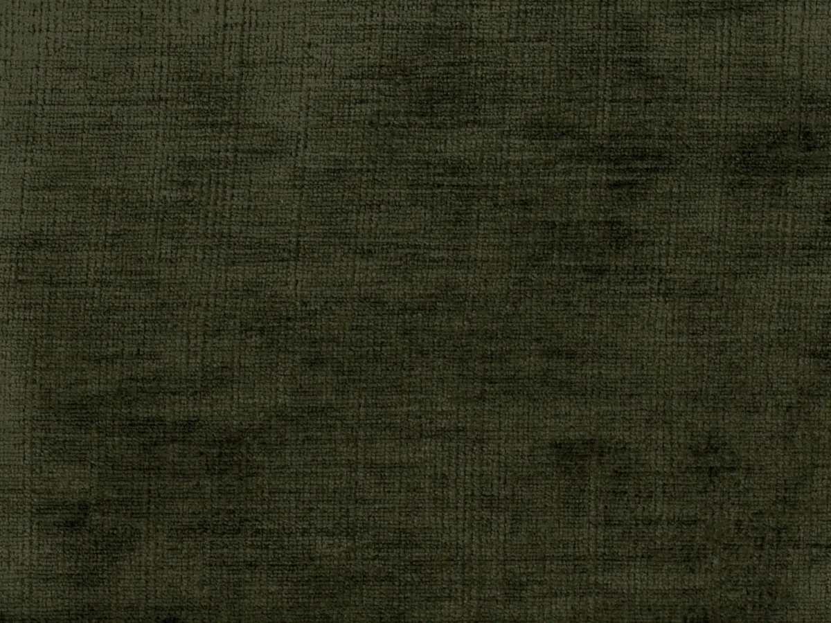 Celina Fabric - Olive by Celina Fabric from Cristina Marrone Celina collection - green plain velvet-chenille