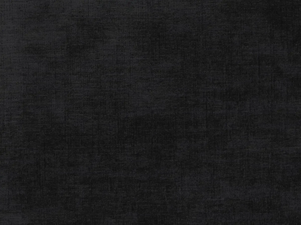 Celina Fabric - Monument by Celina Fabric from Cristina Marrone Celina collection - black-grey plain velvet-chenille