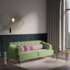 Giardino Fabric from Cristina Marrone Giardino collection - blue plain cotton