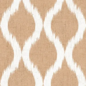 Giardino Fabric from Cristina Marrone Giardino collection - brown geometric cotton