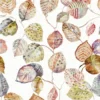 Giardino Fabric from Cristina Marrone Giardino collection - brown botanical cotton