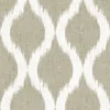 Giardino Fabric from Cristina Marrone Giardino collection - black-grey geometric cotton